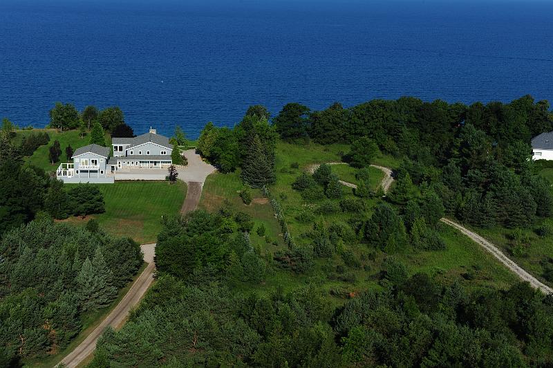 Aerial view of The Promised Land estate