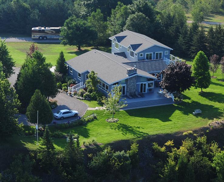 Estate overlooking Lake Michigan